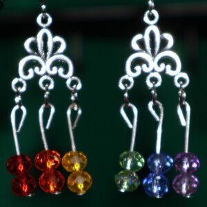 Handmade Clip-On Earrings - PRIDE SUPPORT - COT 27
